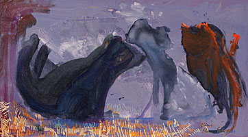 Aftasten, 50 x 90 cm