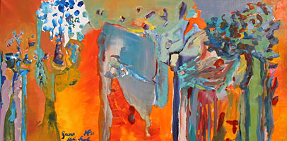 Magma, 150 x 75 cm